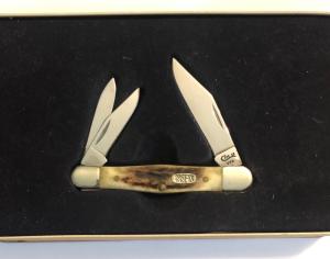 New in Tin Case USA Stag Whittler