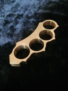 BRASS 4 FINGER RINGER KNUCKS BRASS 4 FINGER RINGER KNUCKS