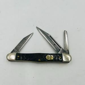 Rare vintage Imperial Scout Knife, Swell center 3 Blade Stockman BSA  USA (29)
