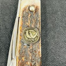 Vintage Hen Rooster 1 of 50 Bertram Cutlery 774DS Stag Congress Knife (37) Vintage Hen Rooster 1 of 50 Bertram Cutlery 774DS Stag Congress Knife (37)