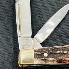 Vintage Hen Rooster 1 of 50 Bertram Cutlery 774DS Stag Congress Knife (37) Vintage Hen Rooster 1 of 50 Bertram Cutlery 774DS Stag Congress Knife (37)
