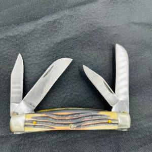 Queen 4 blade Congress folding pocket knife 76, Winterbottom handle (38)