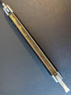 Minty WWII Era Philippine Bowie Blade Balisong, Batangas Butterfly Knife Horn 11.5" 29cm Minty WWII Era Philippine Bowie Blade Balisong, Batangas Butterfly Knife Horn 11.5" 29cm