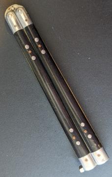 Minty WWII Era Philippine Bowie Blade Balisong, Batangas Butterfly Knife Horn 11.5" 29cm Minty WWII Era Philippine Bowie Blade Balisong, Batangas Butterfly Knife Horn 11.5" 29cm