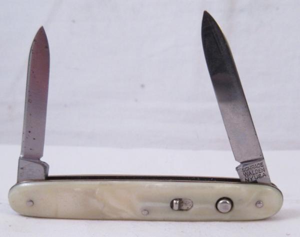 Vintage Schrade Walden Push Button Knife