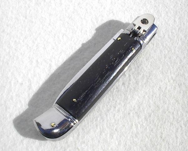NOS AKC 8" ITALIAN SWITCHBLADE LEVER LOCK EXOTIC AFRICAN EBONY WOOD MANIAGO ITALY NOS AKC 8" ITALIAN SWITCHBLADE LEVER LOCK EXOTIC AFRICAN EBONY WOOD MANIAGO ITALY