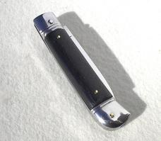 NOS AKC 8" ITALIAN SWITCHBLADE LEVER LOCK EXOTIC AFRICAN EBONY WOOD MANIAGO ITALY NOS AKC 8" ITALIAN SWITCHBLADE LEVER LOCK EXOTIC AFRICAN EBONY WOOD MANIAGO ITALY