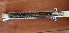 11" Renzo Beltrame Stag Italian Stiletto Automatic