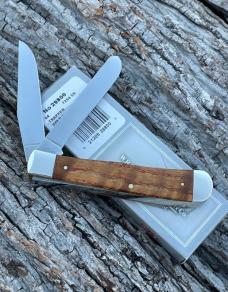 CASE XX ** SFO 2018 GOLD CURLY OAK WOOD TRAPPER CASE XX ** SFO 2018 GOLD CURLY OAK WOOD TRAPPER