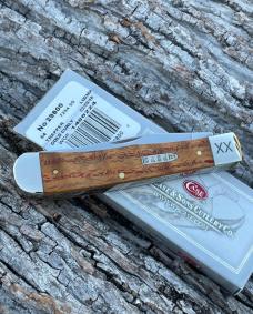 CASE XX ** SFO 2018 GOLD CURLY OAK WOOD TRAPPER CASE XX ** SFO 2018 GOLD CURLY OAK WOOD TRAPPER