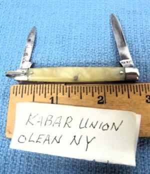 KABAR UNION CUT.NEW YORK PEN KNIFE YEAR UNKNOWN SOME USE - GOOD COLLECTORS PIECE