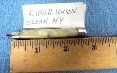 KABAR UNION CUT.NEW YORK PEN KNIFE YEAR UNKNOWN SOME USE - GOOD COLLECTORS PIECE KABAR UNION CUT.NEW YORK PEN KNIFE YEAR UNKNOWN SOME USE - GOOD COLLECTORS PIECE