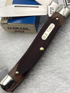 Vintage Schrade 8OT Senior 3 Blade Stockman Made In USA Vintage Schrade 8OT Senior 3 Blade Stockman Made In USA