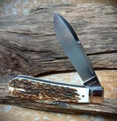 RoseCraft Blades Nolichucky Jack RCT011-STG Genuine Red Deer Stag D2 Spear Point RoseCraft Blades Nolichucky Jack RCT011-STG Genuine Red Deer Stag D2 Spear Point