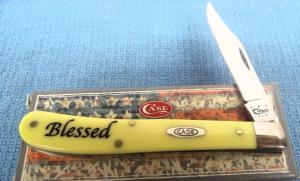CASE XX 2012 YELLOW 31048 UTILITY FARMERS KNIFE 4" MINT IN BOX UNUSED