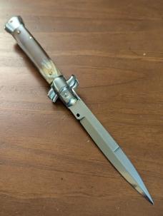 FRANK BELTRAME 23CM 9" BAYONET STILETTO FRENCH HONEY HORN...NEW FRANK BELTRAME 23CM 9" BAYONET STILETTO FRENCH HONEY HORN...NEW