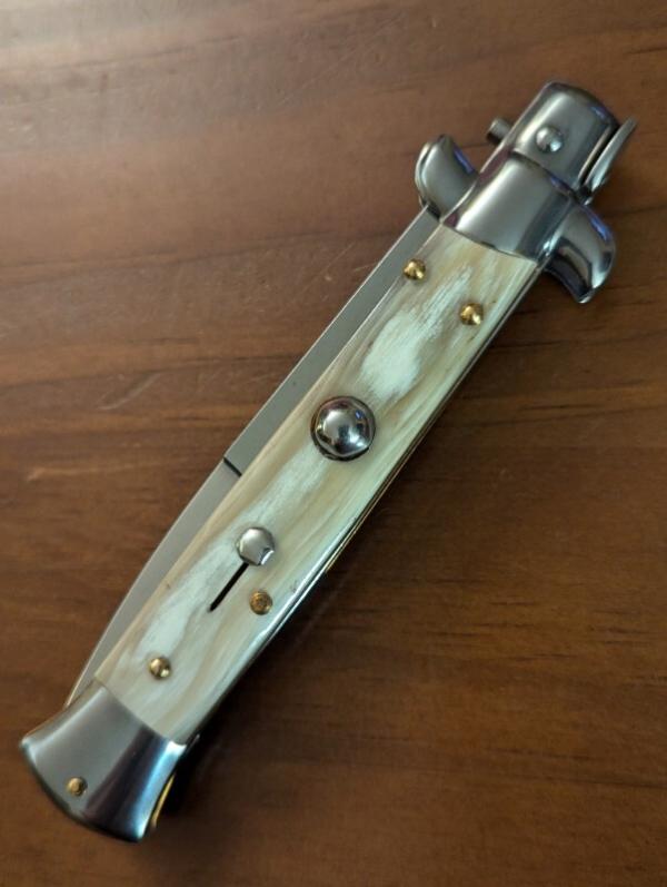FRANK BELTRAME 23CM 9" BAYONET STILETTO FRENCH HONEY HORN...NEW FRANK BELTRAME 23CM 9" BAYONET STILETTO FRENCH HONEY HORN...NEW