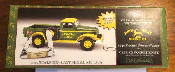 New in all Original Packaging 2006 Case/Ertl John Deere Truck and Baby Butterbean with COA