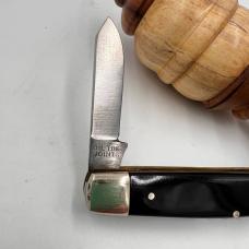 VINTAGE BUCK CREEK SOLINGEN GERMANY BROWN PLASTIC LONG PULL STOCKMAN KNIFE (43) VINTAGE BUCK CREEK SOLINGEN GERMANY BROWN PLASTIC LONG PULL STOCKMAN KNIFE (43)