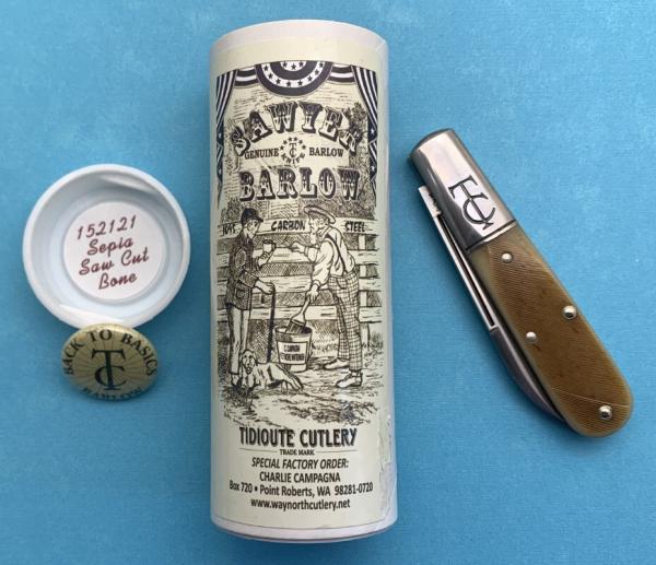 Great Eastern Cutlery Tom's Back! SFO by Charlie Campagna, Waynorth 152121 Sepia Saw Cut Bone. (GEC) Great Eastern Cutlery Tom's Back! SFO by Charlie Campagna, Waynorth 152121 Sepia Saw Cut Bone. (GEC)