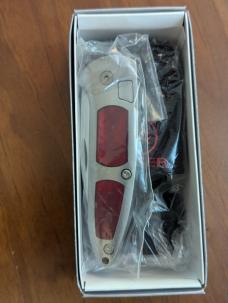 ORIGINAL GERMAN MADE 1990'S BOKER SPEED LOCK AUTOMATIC 707RB RED BONE SERRATED NIB ORIGINAL GERMAN MADE 1990'S BOKER SPEED LOCK AUTOMATIC 707RB RED BONE SERRATED NIB