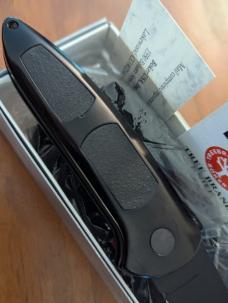 ORIGINAL GERMAN MADE 1990'S BOKER SPEED LOCK AUTOMATIC 707B BLACK ALUMINUM SWAT VERSION NIB ORIGINAL GERMAN MADE 1990'S BOKER SPEED LOCK AUTOMATIC 707B BLACK ALUMINUM SWAT VERSION NIB