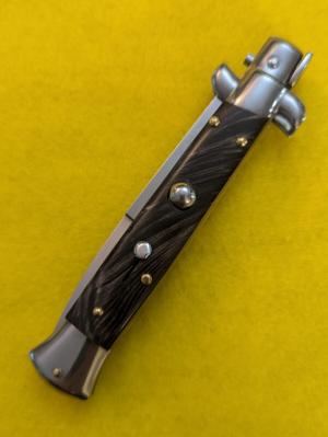 FRANK BELTRAME 23CM 9" BAYONET STILETTO BUFFALO HORN...NEW 