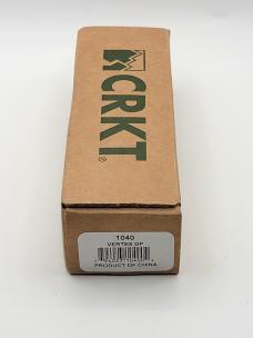 CRKT 1040 Vertex Assisted Opening Knife Micarta Scales Satin Plain blade #16 CRKT 1040 Vertex Assisted Opening Knife Micarta Scales Satin Plain blade #16