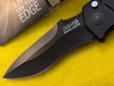 NIB SOG-TAC ST-06 Automatic Knife Drop Point (3.5" Black) 