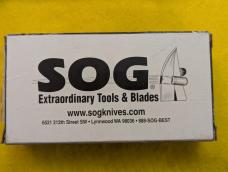 NIB SOG-TAC ST-06 Automatic Knife Drop Point (3.5" Black) 