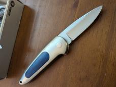 LOT OF 3 1990'S BOKER TOP LOCK II CONVERSION AUTOS IN GREEN, WHITE AND BLUE BONE MADE IN GERMANY LOT OF 3 1990'S BOKER TOP LOCK II CONVERSION AUTOS IN GREEN, WHITE AND BLUE BONE MADE IN GERMANY