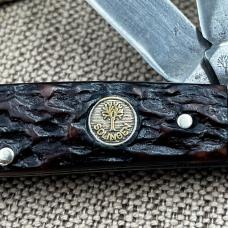 BOKER TREE BRAND 7474 SOLINGEN GERMANY 3 BLADE 1971 WISS STOCKMAN KNIFE (11) BOKER TREE BRAND 7474 SOLINGEN GERMANY 3 BLADE 1971 WISS STOCKMAN KNIFE (11)