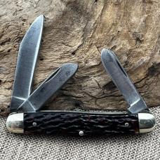 BOKER TREE BRAND 7474 SOLINGEN GERMANY 3 BLADE 1971 WISS STOCKMAN KNIFE (11) BOKER TREE BRAND 7474 SOLINGEN GERMANY 3 BLADE 1971 WISS STOCKMAN KNIFE (11)