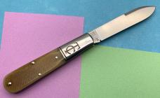 Great Eastern Cutlery Sawyer Barlow Knife New in the Tube. Sepia Saw Cut Bone. Charlie C. SFO. (GEC) Great Eastern Cutlery Sawyer Barlow Knife New in the Tube. Sepia Saw Cut Bone. Charlie C. SFO. (GEC)