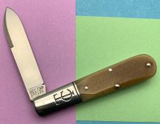 Great Eastern Cutlery Sawyer Barlow Knife New in the Tube. Sepia Saw Cut Bone. Charlie C. SFO. (GEC) Great Eastern Cutlery Sawyer Barlow Knife New in the Tube. Sepia Saw Cut Bone. Charlie C. SFO. (GEC)