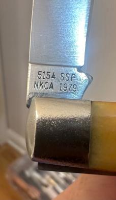 1978-79 *(Variant) Case XX Stag Single blade Trapper 5154. See pics for details of this rare knife. 1978-79 *(Variant) Case XX Stag Single blade Trapper 5154. See pics for details of this rare knife.