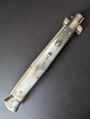 OLDER NO-NAME 33CM-13INCH BRAZILIAN HORN BAYONET STILETTO MANIAGO ITALY 