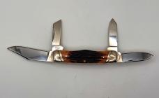 Colt CT203 4 Blade Brown Jigged Stag Bone Railsplitter Knife  #47