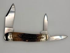 Colt CT207 Splitback Whittler 3 Blade Stag Bone Pocket Knife #48 Colt CT207 Splitback Whittler 3 Blade Stag Bone Pocket Knife #48