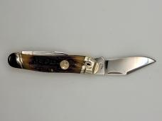 Colt CT207 Splitback Whittler 3 Blade Stag Bone Pocket Knife #48 Colt CT207 Splitback Whittler 3 Blade Stag Bone Pocket Knife #48