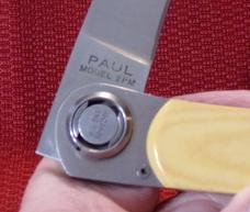 First generation Paul knife from Gerber, model 2PM, #1 stamped inside , MICARTA CHECK OR MONEY ORDER First generation Paul knife from Gerber, model 2PM, #1 stamped inside , MICARTA CHECK OR MONEY ORDER