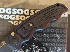 SOG Knives Mini SOG TAC Automatic Knife (3" Black) ST-11