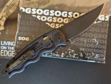 SOG Knives Mini SOG TAC Automatic Knife (3" Black) ST-11
