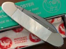 2000 HEN & ROOSTER Solingen 352 MOP Genuine Mother of Pearl Canoe MINT NEW IN BOX 2000 HEN & ROOSTER Solingen 352 MOP Genuine Mother of Pearl Canoe MINT NEW IN BOX