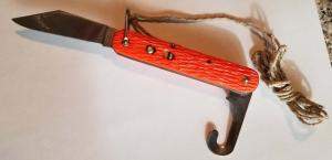 VINTAGE SCHRADE WALDEN ORANGE PARACHUTE KNIFE