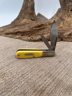Remington Pocket knife, Barlow, Yellow handle, USA (62)