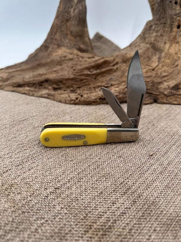 Remington Pocket knife, Barlow, Yellow handle, USA (62)