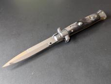CRACKED FRANK BELTRAME 23CM 9" BAYONET STILETTO BUFFALO HORN...NEW CRACKED FRANK BELTRAME 23CM 9" BAYONET STILETTO BUFFALO HORN...NEW