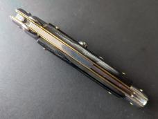 CRACKED FRANK BELTRAME 23CM 9" BAYONET STILETTO BUFFALO HORN...NEW CRACKED FRANK BELTRAME 23CM 9" BAYONET STILETTO BUFFALO HORN...NEW