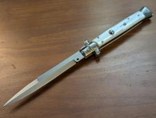 FRANK BELTRAME 28CM-11" BAYONET STILETTO SIMULATED MOTHER OF PEARL...NEW FRANK BELTRAME 28CM-11" BAYONET STILETTO SIMULATED MOTHER OF PEARL...NEW